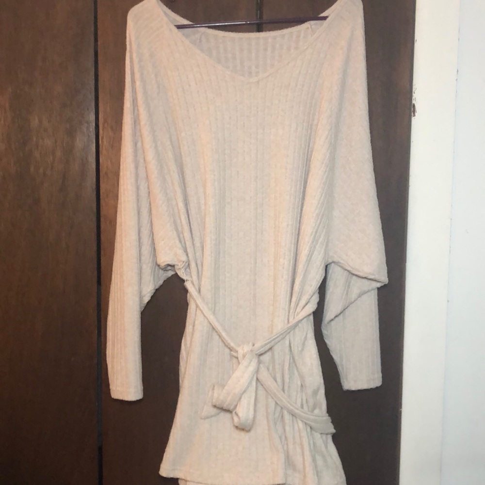 Cozy sweater dress